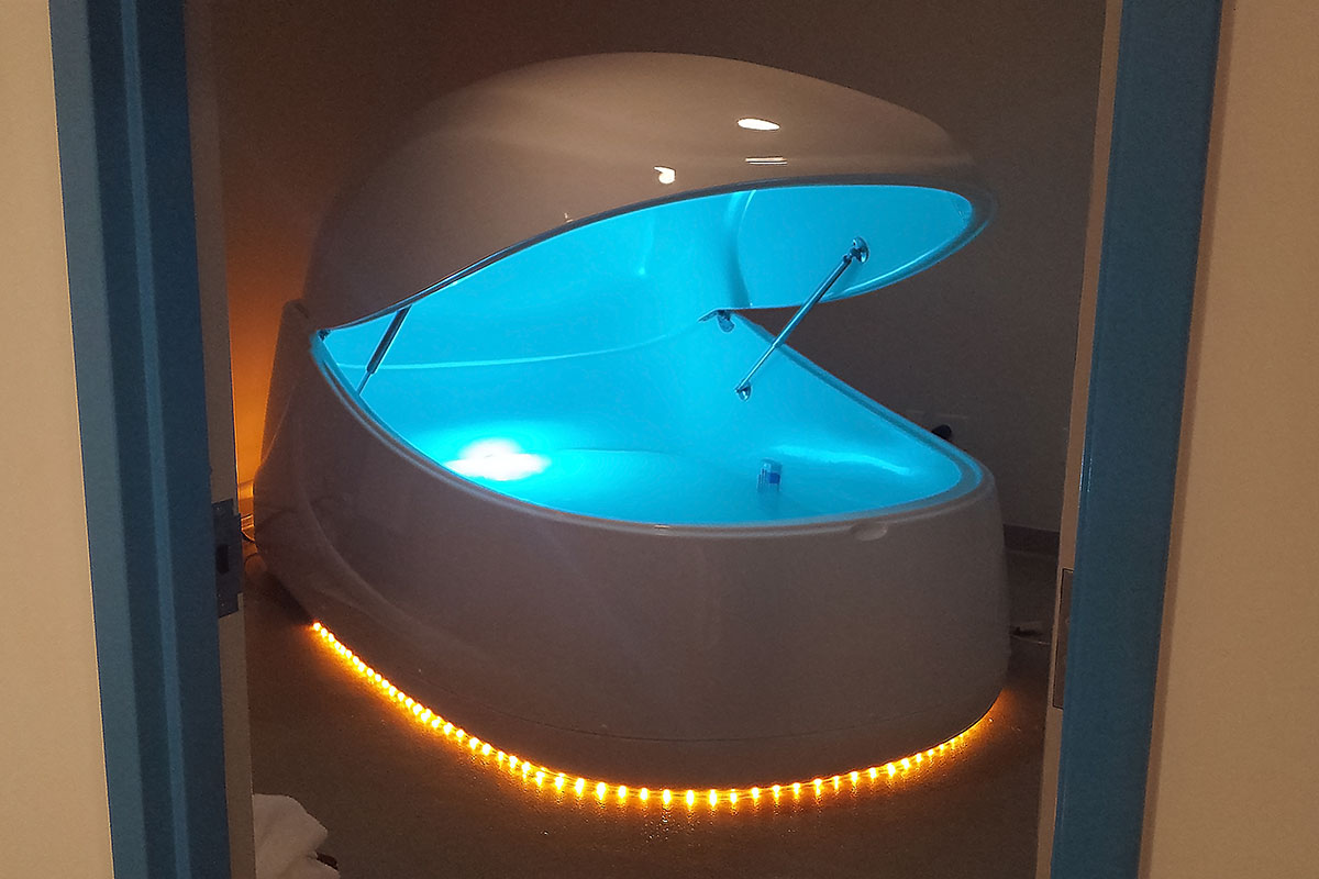 Blue Floatation Chamber